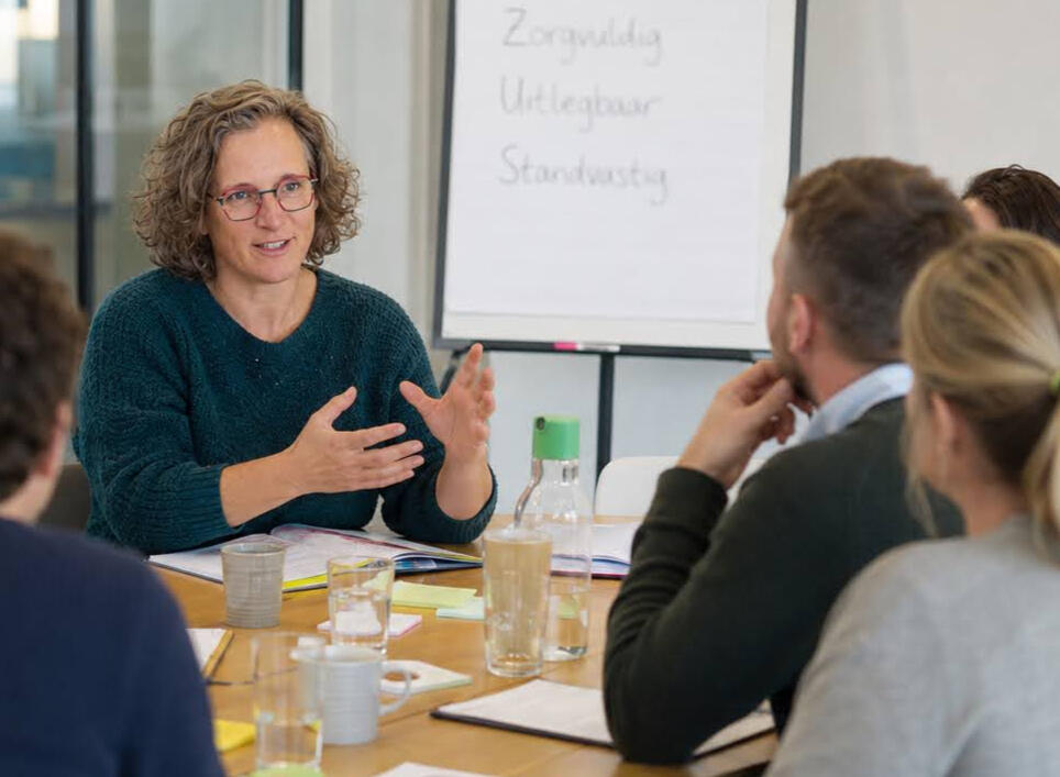 Ils coacht een beleidsteam